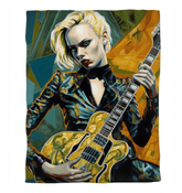 Guitar Duvet Cover - Music Inspired Bedroom Decor